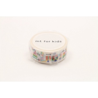 mt masking tape building block (MT01KID026) / เทปตกแต่งวาชิ ลาย building block แบรนด์ mt masking tape ประเทศญี่ปุ่น