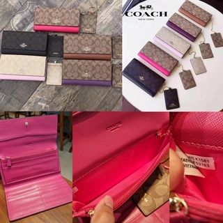 Coach TRIFOLD WALLET IN SIGNATURE  (COACH F53763)