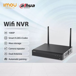 ⚡️เครื่องบันทึกไร้สาย⚡️ Dahua IMOU NVR WIFI 4 Channel , 8 Channel ติดตั้งเองได้ รองรับต่อกล้อง WIFI รับประกัน 2 ปี