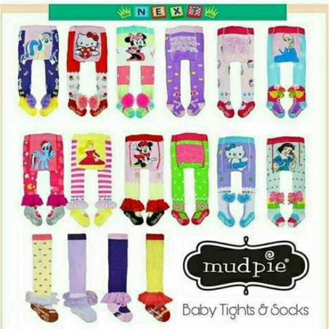 ผ้าคลุมขาสัตว์, เลกกิ้ง Mudpie สําหรับเด็กนําเข้า, เลกกิ้งเด็กผู้หญิง