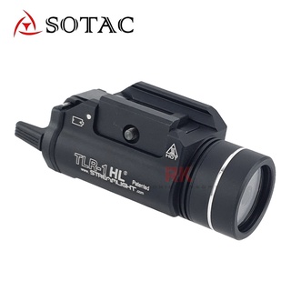 SOTAC Streamlight TLR-1 HL Flashlight (Black) สำหรับ Airsoft เท่านั้น