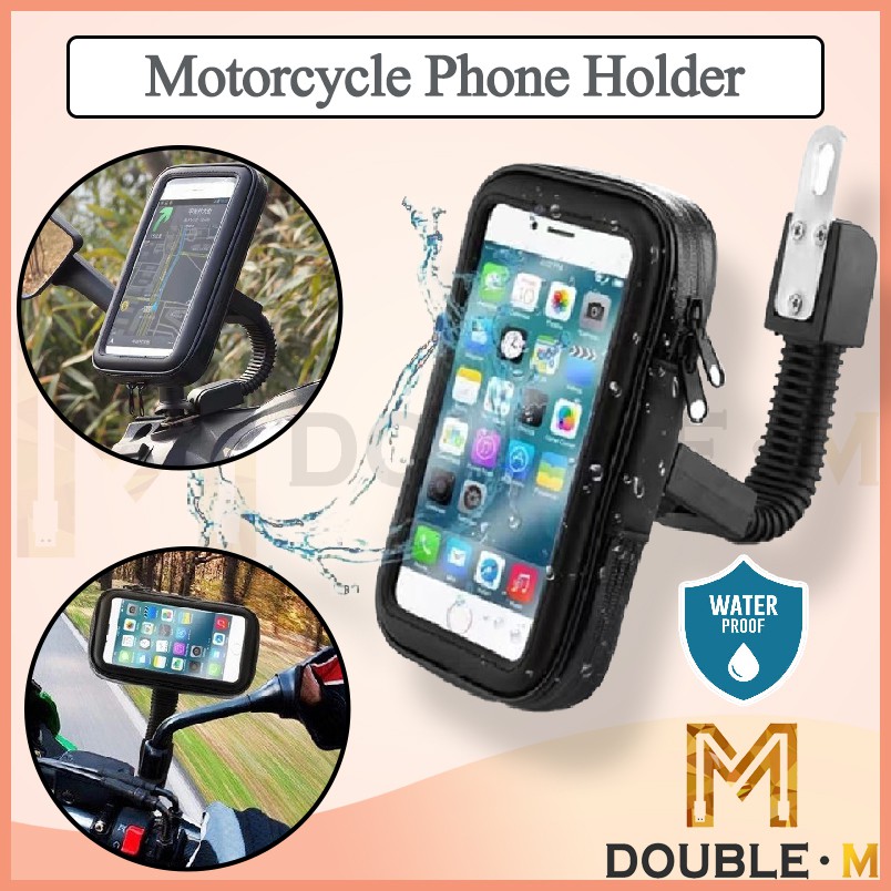[กันน้ํา] Motor Phone Holder Motorcycle Motorcycle Mount Case Holder Bag GPS 摩托车防水支架