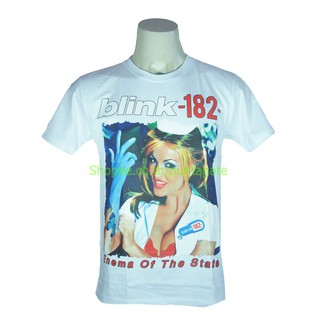 เสื้อวง Blink-182 เสื้อไซส์ยุโรป บลิงก์-182 PTA8164 เสื้อวงดังๆ วินเทจ