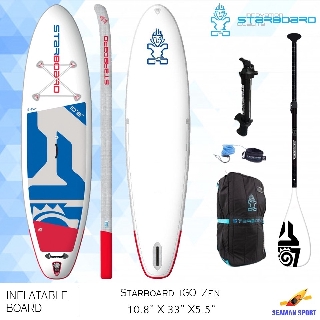 STARBOAR INFLATABLE SUP 108" X 33" X 5.5" iGO ZEN LITE - บอร์ดสูบลม บอร์ดยืนพาย กระดานยืนพาย+ไม้พายSTARBOARD