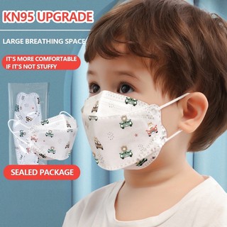 Kf94 เด็ก แมสทรงเกาหลีkf94เด็ก หน้ากากkf94เด็ก maskเด็ก mask แมสปิดปาก10ชิ้น เกาหลี korea masker หน้ากาก KN94