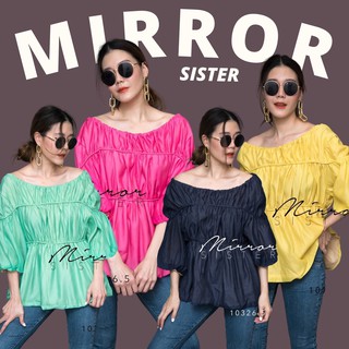 MiRRoRSiSTER’s CoCoyl BLOUSE #10326.5 เสื้อดีไซน์ดี เสื้อแขนพอง เสื้อสีสัน เสื้อสวย เสื้อสีสดใส เสื้อผ้าฟรุ้งฟริ้ง