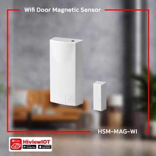 hi-view wifi magnetic sensor รุ่น HSM-MAG-WI เซ็นเซอร์ประตูแจ้งเตือนผ่านไลน์ [LINE notify]