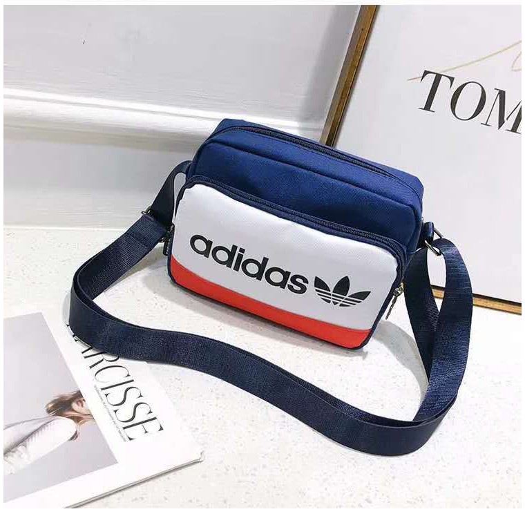 adidasกระเป๋าสะพายข้างแนวทแยงมุมแฟชั่น