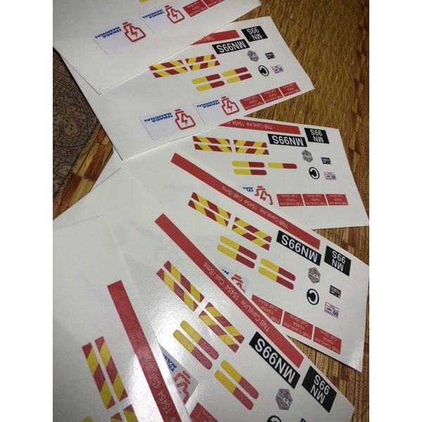 PEHSTICKERS mn99s ชุดสติ๊กเกอร์แบบกําหนดเอง t&b