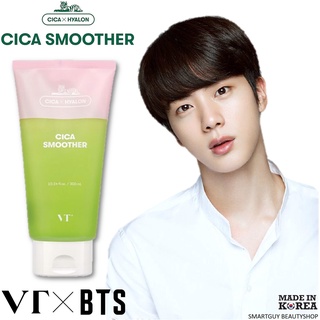 VT CICA SMOOTHER SOOTHING GEL 300ML เจลเพิ่มความชุ่มชื้นให้ผิวหน้าผิวกายสูตรสารสกัดใบบัวบกจากเกาหลีของแท้