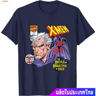 เสื้อยืดแขนสั้น Marvel X-Men Magneto Master of Magnetism Comic T-Shirt Mens Womens T-shirts