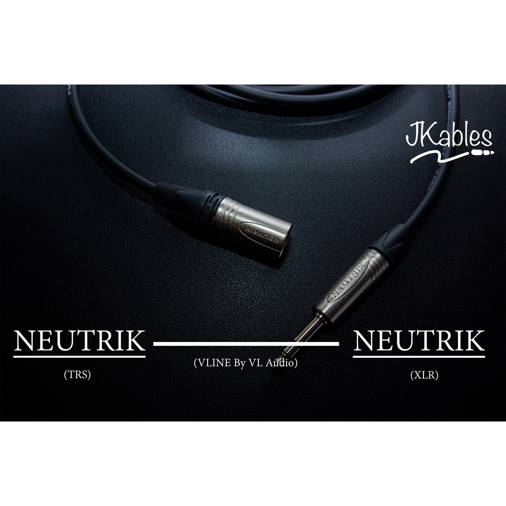 สายสัญญาณสำหรับต่ออุปกรณ์เสียง แบบ Balance หัว Neutrik xlr และ Neutrik TRS สาย VLINE By VL Audio