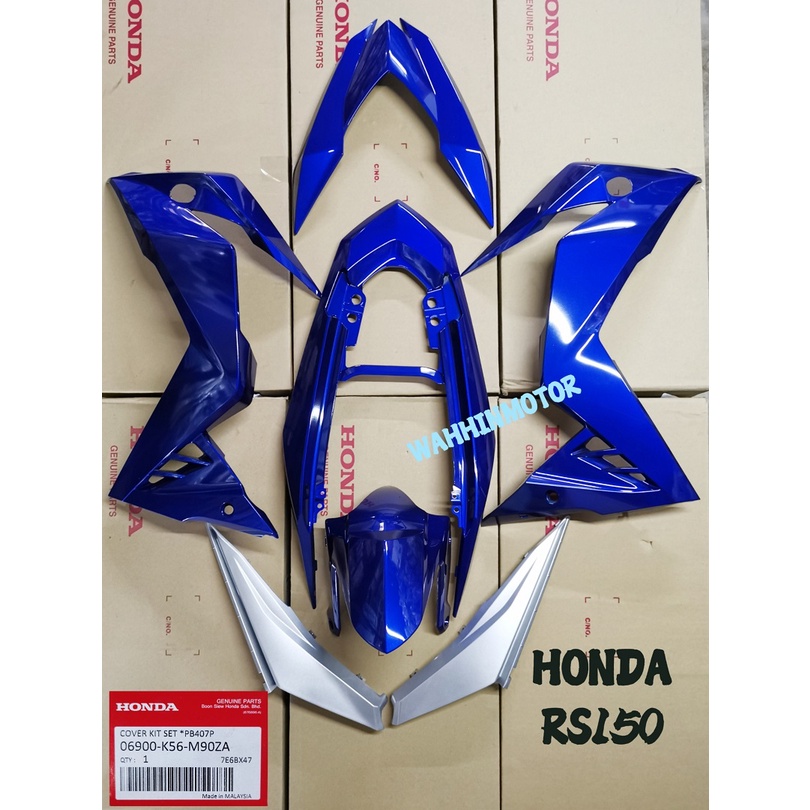 BSH HONDA RS150 RS 150 V2 NIGHTFALL BLUE ( PB407P ) ชุดปกปิดร่างกาย COLOUR