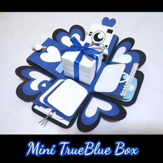 🎁🎉 กล่องของขวัญ มินิสีดำน้ำเงิน 💙 Mini True-Blue Explosion Box