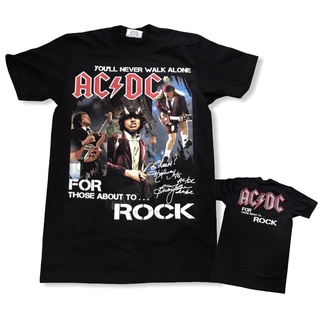 #เสื้อยืดคอกลม#AC003 เสื้อยืดวงร็อค ACDC เอซีดีซี เสื้อวง เสื้อยืดเอซีดีซี เสื้อวินเทจS-4XL