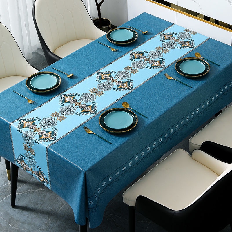 สีเบจและผ้าปูโต๊ะลินิน，สีแดงสีฟ้าสีเทาลายพื้นร้านอาหารผ้าปูโต๊ะ