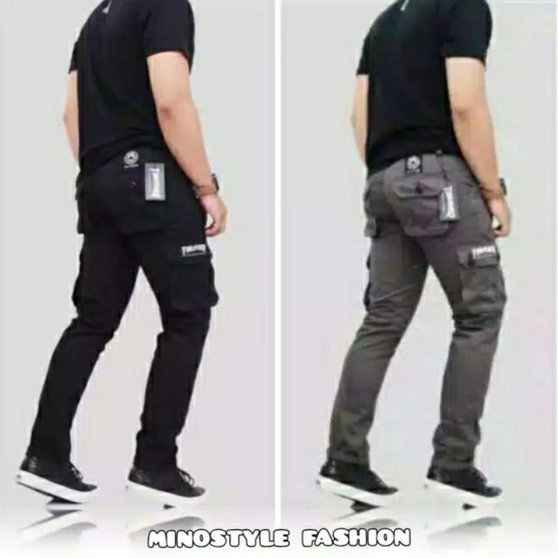 Whats MORE HITS Mens Long Cargo Pants Army Striped Ufc Venum Mma Beach Gym La Laris กางเกง I8O6
