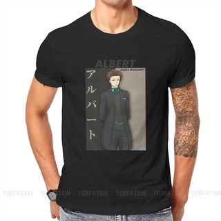 เสื้อยืดลําลอง แขนสั้น คอกลม พิมพ์ลายกราฟฟิค Albert James MORIARTY MORIARTY THE PATRIOT ทรงหลวม สไตล์เกาหลี ฮาราจูกุ สํา