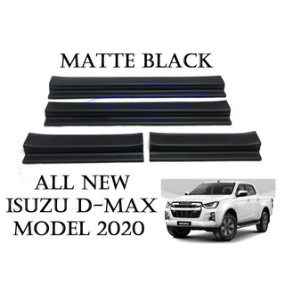 (4 ประตู) ชายบันได อีซูซุ ดีแม็กซ์ 1.9 ดำด้าน 2020 2021 2022 2023 2024 ISUZU D-MAX DMAX กันรอยประตู ชายบันไดประตูรถ