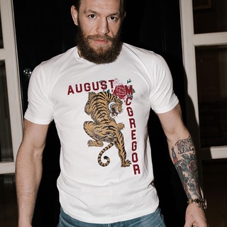 เสื้อยืดแขนสั้น ผ้าฝ้าย พิมพ์ลาย Conor McGregor with the same UFC ขนาดใหญ่พิเศษ สําหรับผู้ชาย