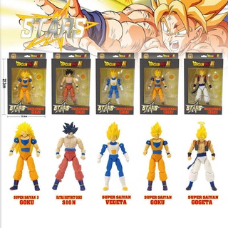 โมเดลฟิกเกอร์ PVC ดราก้อนบอล SHF Goku Vegeta Super Saiyan Gogeta Dbz ของเล่นสะสม สําหรับเด็ก