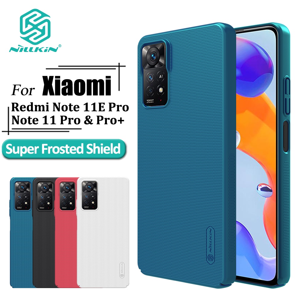 Nillkin Super Frosted Shield เคสโทรศัพท์มือถือ PC แข็ง ผิวด้าน ป้องกันลายนิ้วมือ กันกระแทก สําหรับ Xiaomi Redmi Note 11 Pro 4G 5G