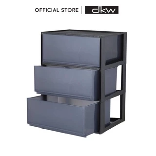 DKW HH-475/3 ตู้ลิ้นชักหน้ากว้าง 3ชั้น (มีหลายสี) ตู้เสื้อผ้า ตู้เก็บของ