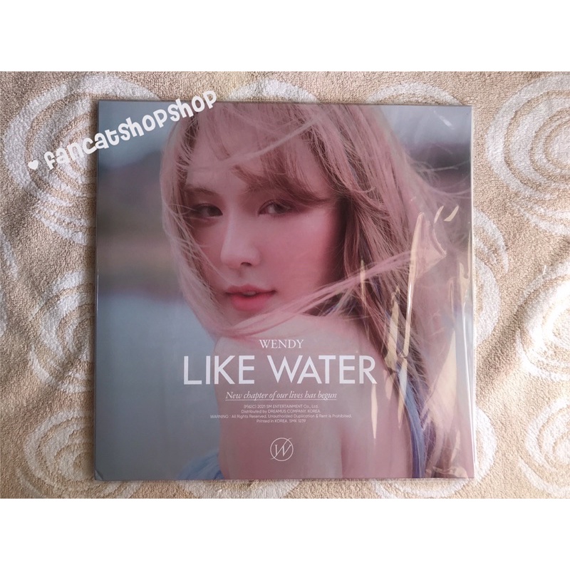 <พร้อมส่ง> Wendy l Like water LP ไม่แกะ ของใหม่