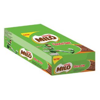 MILO CHOCO BAR ช็อกโกแลต ไมโล ช็อกโกบาร์ ขนาด 15กรัม ยกแพ็ค 12แท่ง