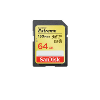 SanDisk Extreme SDXC Card 64GB ความเร็ว อ่าน 170MB/s เขียน 80MB/s (SDSDXV2-064G-GNCIN)