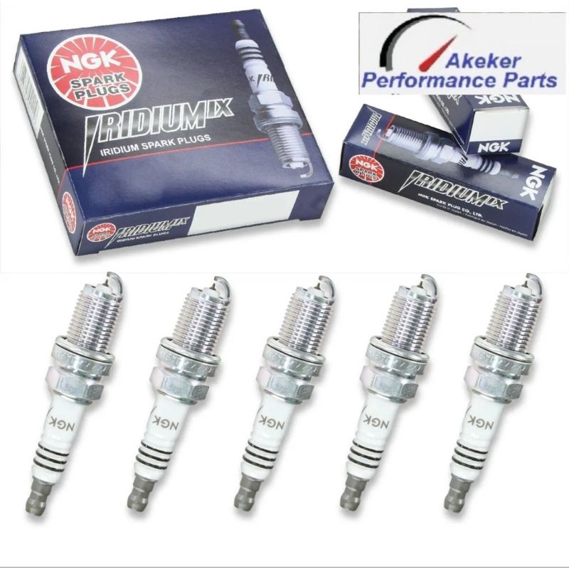 5 pcs NGK Iridium IX Spark Plugs for 2001-2009 Volvo 850 S60 V70 S70 C30 2.4L  2.3L 2.5L BKR8EIX