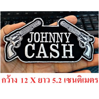 อาร์มรีดเสื้อ ตัวรีด ตัวปัก งาน DIY * JOHNNY CASH *