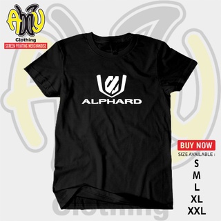 เสื้อยืดแขนสั้น ผ้าฝ้าย พิมพ์ลาย Alphard Combed Cotton 30s ไซซ์ S M L XL XXLสามารถปรับแต่งได้