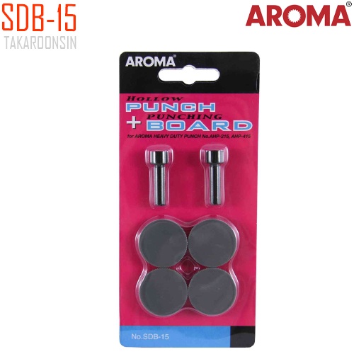แผงใบเจาะ+พลาสติกรองเจาะ AROMA SDB-15