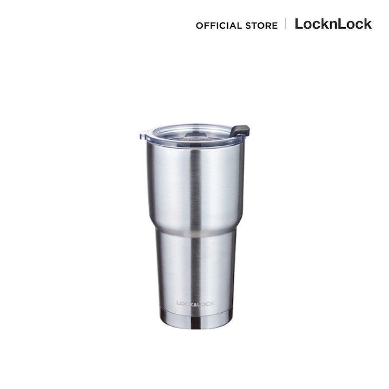 LocknLock แก้วน้ำเก็บอุณหภูมิ Swing Tumbler 470 ml. รุ่น LHC4136SLV