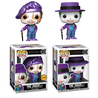 Funko Pop! ฟิกเกอร์ Heroes:Batman (1989) - Joker พร้อมหมวก ของเล่นสําหรับเด็ก