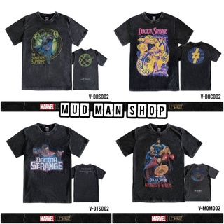 เสื้อยืดผ้าฝ้ายพิมพ์ลายแฟชั่นเสื้อยืดวินเทจแขนสั้น 7th street  Marvel  ของแท้ 100%