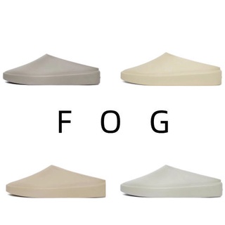 ❦ ●◊[หมาในดินเก็บรอยรั่ว] FOG FEAR OF GOD รองเท้าแตะเท้าเดียวและผู้ชายและผู้หญิงที่รู้สึกอึสวมรองเท้าแตะคู่