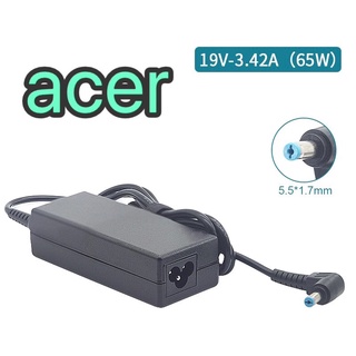 Acer Adapter ของแท้ 19V/3.42A 65W หัวขนาด 5.5*1.7mm สายชาร์จ เอเซอร์ อะแดปเตอร์, สายชาร์จ Acer