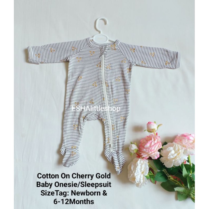 IBaby Cherry Gold Onesie/ชุดนอน