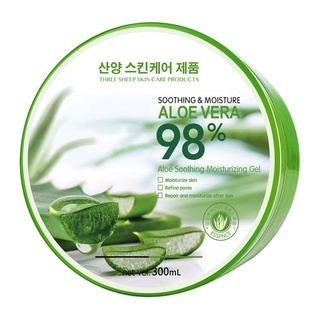 [ใส่โค้ด PT42GK3 ลดทันที 20%] Moisture Aloe Vera 98% 300ml เจลว่านหางจระเข้