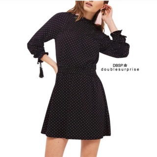 Polka Dots Dress เดรสสีดำ