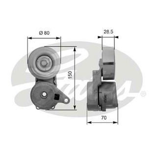 ลูกรอกสายพานหน้าเครื่อง MITSUBISHI SPACE WAGON 2.4 MIVEC 2003- LANCER CEDIA CS9 2.0 2000- 4G63 4G94 2.0 4G69 2.4 INA