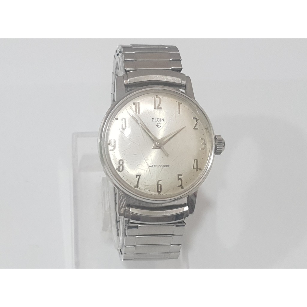 นาฬิกา ELGIN MEN'S VINTAGHE WATERPROOF 960 17 JEWELS NO.85 (ไขลาน)