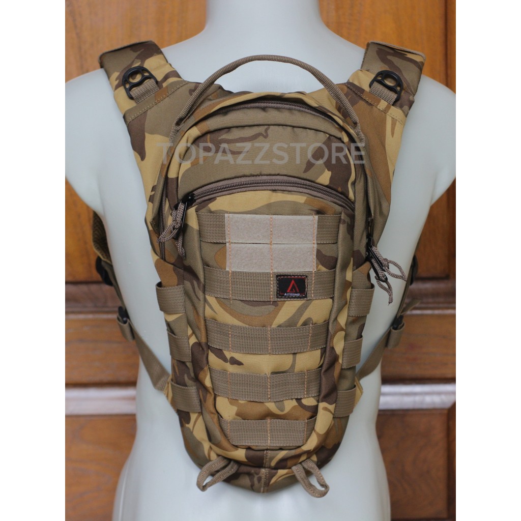 ยุทธวิธีกองทัพจักรยาน Hydropack กระเป๋าตํารวจทหารกองทัพกระเป๋าเป้สะพายหลัง Gowes ลาย TNI Altissimo