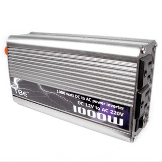 Tbe Inverter ตัวแปลงกระแสไฟฟ้าในรถให้ใช้กับอุปกรณ์อื่นๆ 1000W - Silver