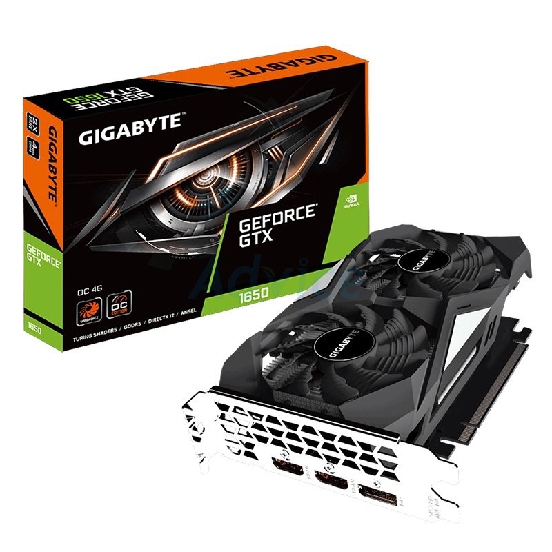 Gigabyte GTX 1650 OC ไม่ต้องต่อไฟเพิ่ม
