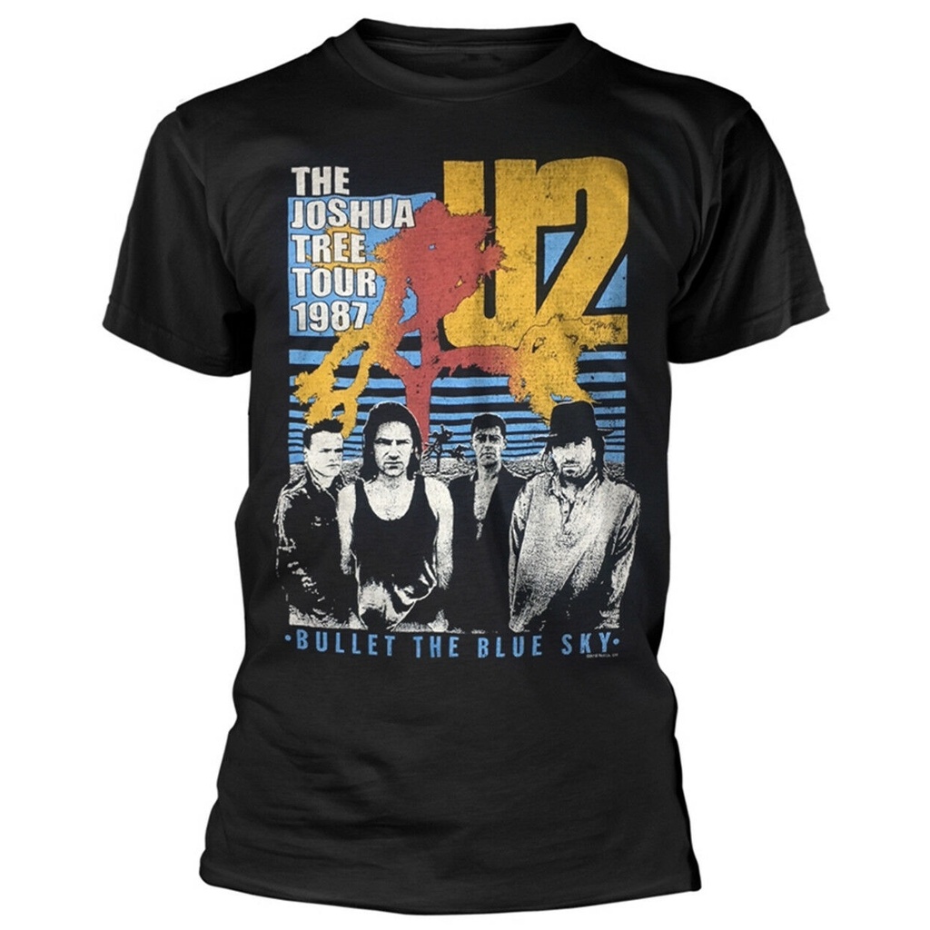 Best Fabric U2 Bullet The Blue Sky Cotton Tshirts Mother Day Present