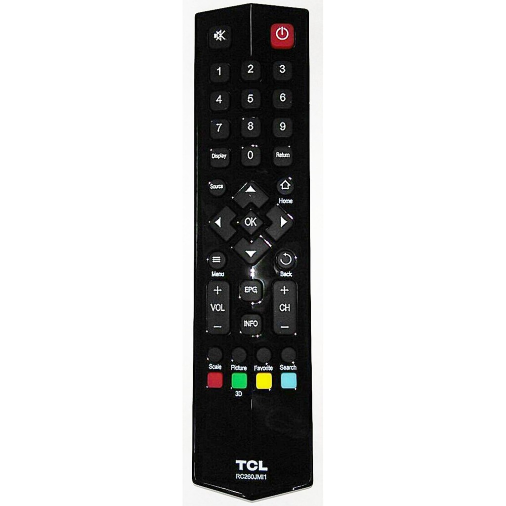 รีโมทสำหรับทีวี LCD/LED TCL Smart TV  (สีดำ)