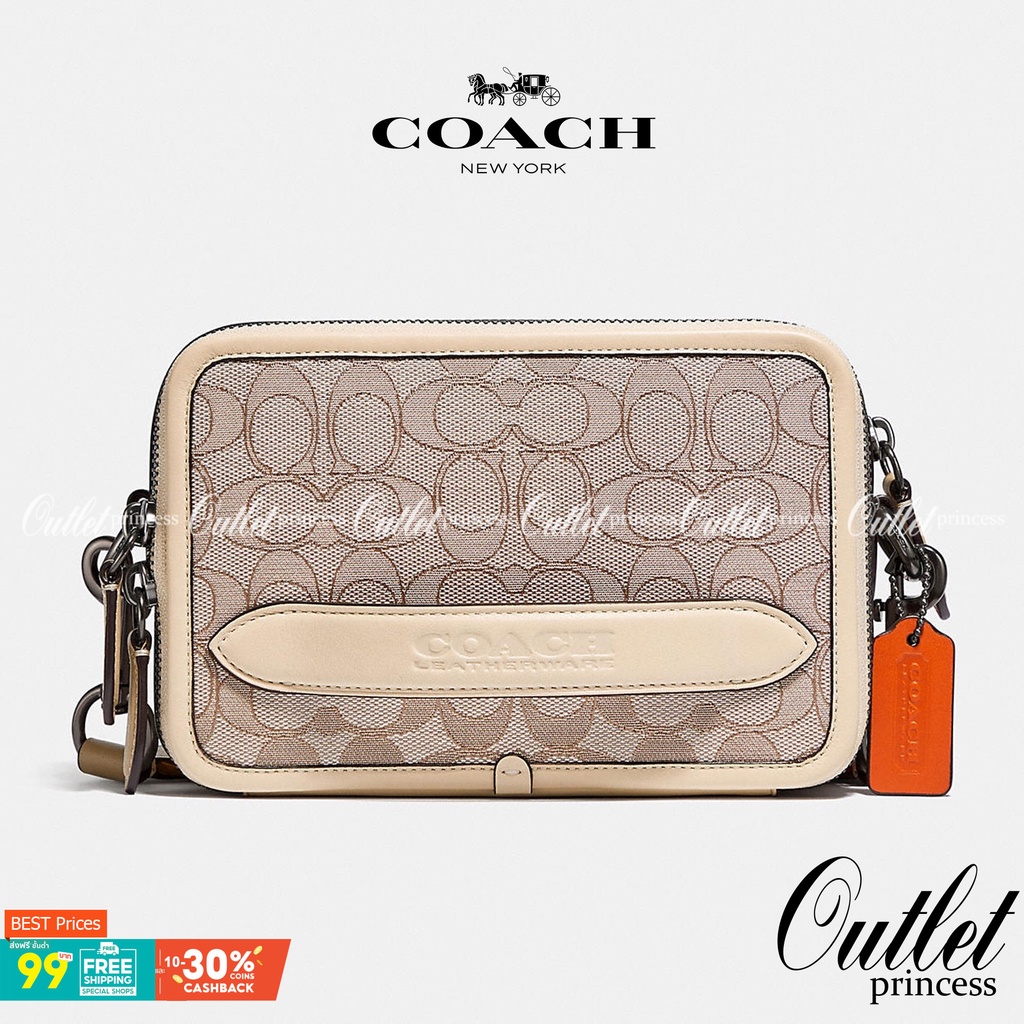 COACH CHARTER CROSS BODY IN SIANATURE JACQUARD((C3780)) พร้อมส่ง สินค้าออกใหม่ ไม่มียังไงไหว!! ✔️กระ